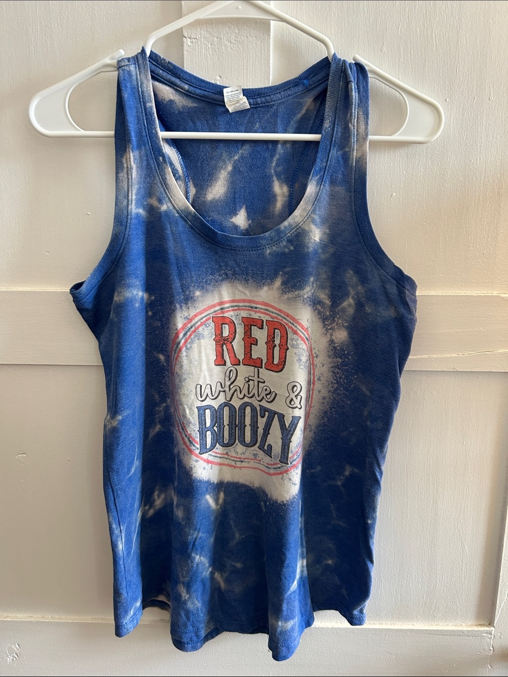 Red White & Boozy Tank Medium